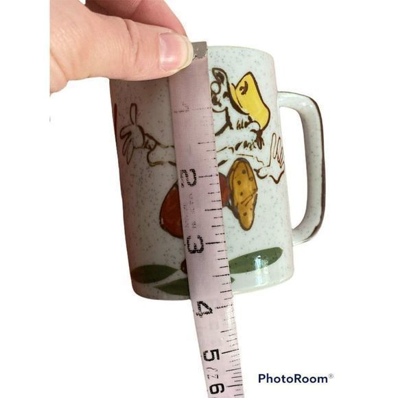 Vtg Golf Stoneware‎ themed coffee mug hole in one Golf Brown speckled - Picture 7 of 7